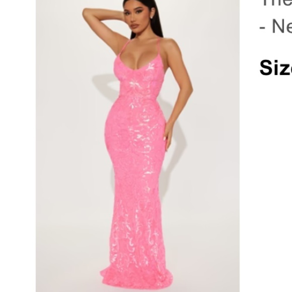 Fashion Nova Purple and White Strapless Gown